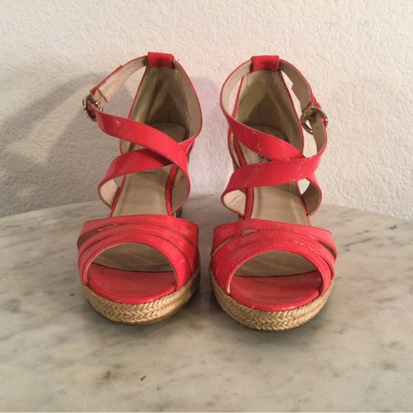 L. K. Bennett London Coral Wedge Sandals - Picture 2 of 16
